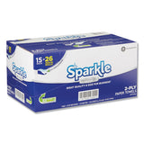 Sparkle Ps Premium Perforated Paper Kitchen Towel Roll , White, 8 4-5 X 11, 85-roll, 15 Roll-carton