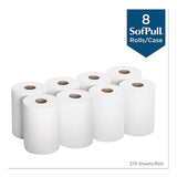 Sofpull Premium Jr. Cap. Towel, 7.80" X 12", White, 275-roll, 8 Rolls-carton