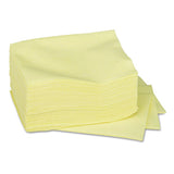 Dusting Cloths Quarterfold, 17 X 24, Yellow, 50-pack, 4 Packs-carton