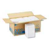 Beverage Napkins, Single-ply, 9 1-2 X 9 1-2, White, 4000-carton