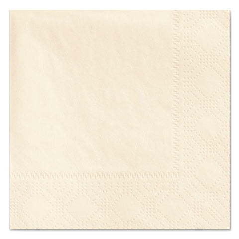 Beverage Napkins, 2-ply, 9 1-2 X 9 1-2, Ecru, 1000-carton