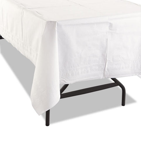 Cellutex Tablecover, Tissue-poly Lined, 54 In X 108", White, 25-carton