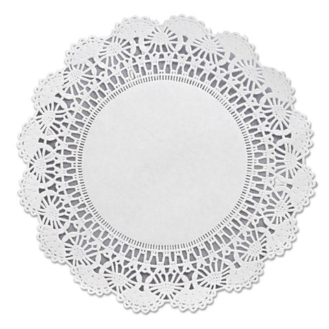 Cambridge Lace Doilies, Round, 8", White, 1000-carton