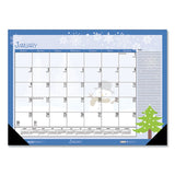 Earthscapes Seasonal Desk Pad Calendar, 18.5 X 13, 2022