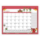 Earthscapes Seasonal Desk Pad Calendar, 18.5 X 13, 2022