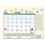 Earthscapes Seasonal Desk Pad Calendar, 18.5 X 13, 2022