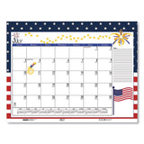 Earthscapes Seasonal Desk Pad Calendar, 18.5 X 13, 2022