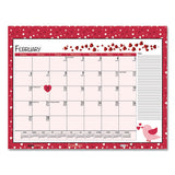 Earthscapes Seasonal Desk Pad Calendar, 18.5 X 13, 2022