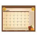 Earthscapes Seasonal Desk Pad Calendar, 18.5 X 13, 2022