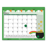 Earthscapes Seasonal Desk Pad Calendar, 18.5 X 13, 2022