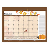 Earthscapes Seasonal Desk Pad Calendar, 18.5 X 13, 2022