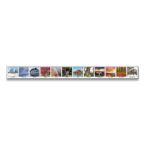 Earthscapes Scenic Desk Pad Calendar, 18.5 X 13, 2021