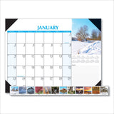 Earthscapes Scenic Desk Pad Calendar, 22 X 17, 2022