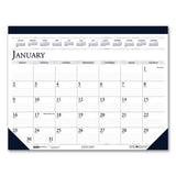 Recycled Two-color Monthly Desk Pad Calendar, 22 X 17, 2022