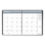 Recycled Ruled Monthly Planner, 14-month Dec.-jan., 11 X 8.5, Black, 2020-2022