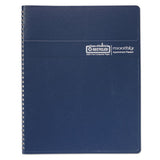 Recycled Ruled Monthly Planner, 14-month Dec.-jan., 11 X 8.5, Blue, 2020-2022