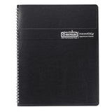 Recycled Ruled Monthly Planner With Expense Log, 8.75 X 6.88, Black, 2020-2022