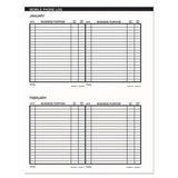 Recycled Ruled Monthly Planner With Expense Log, 8.75 X 6.88, Black, 2020-2022