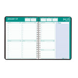 Recycled Express Track Weekly-monthly Appointment Book, 11 X 8.5, Black, 2022-2023