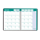 Recycled Express Track Weekly-monthly Appointment Book, 11 X 8.5, Black, 2022-2023