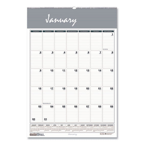 Recycled Bar Harbor Wirebound Monthly Wall Calendar, 8.5 X 11, 2022