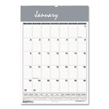 Recycled Bar Harbor Wirebound Monthly Wall Calendar, 12 X 17, 2022