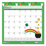 100% Recycled Seasonal Wall Calendar, 12 X 12, 2021