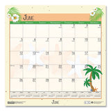 100% Recycled Seasonal Wall Calendar, 12 X 12, 2021