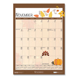 100% Recycled Seasonal Wall Calendar, 12 X 16.5, 2022