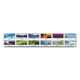 Recycled Scenic Compact Three-month Wall Calendar, 8 X 17, 2020-2022