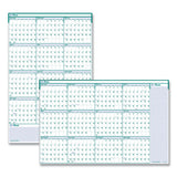 Recycled Express Track Reversible-erasable Yearly Wall Calendar, 24 X 37, 2021