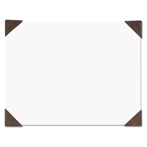 100% Recycled Doodle Desk Pad, Unruled, 50 Sheets, Refillable, 22 X 17, Brown