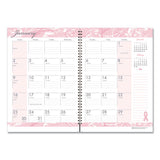 Recycled Breast Cancer Awareness Monthly Planner-journal, 10 X 7, Pink, 2021