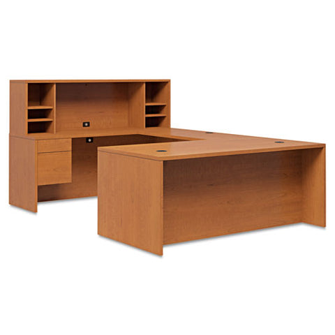 10500 Series "l" Workstation Right Pedestal Desk With 3-4 Height Pedestal, 72" X 36" X 29.5", Harvest