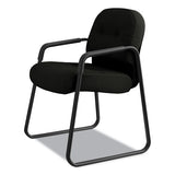 Pillow-soft 2090 Series Guest Arm Chair, 31.25" X 35.75" X 36", Black Seat-black Back, Black Base