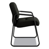 Pillow-soft 2090 Series Guest Arm Chair, 31.25" X 35.75" X 36", Black Seat-black Back, Black Base