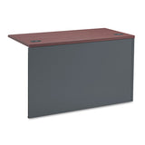 38000 Series Flush Return, Left, 48w X 24d X 29-1-2h, Mahogany-charcoal