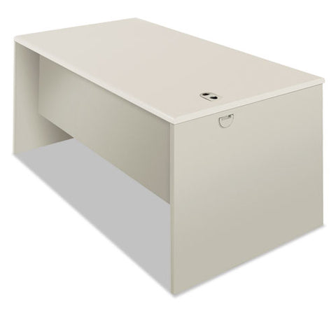 38000 Series Desk Shell, 60" X 30" X 30", Light Gray-silver