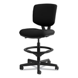 Volt Series Adjustable Task Stool, 32.38" Seat Height, Supports Up To 275 Lbs., Black Seat-black Back, Black Base