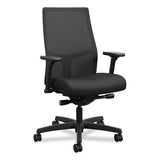 Ignition 2.0 4-way Stretch Mid-back Mesh Task Chair, Supports Up To 300 Lbs, Black Seat-back And Base