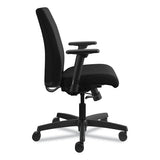 Ignition Series Fabric Low-back Task Chair, Supports Up To 300 Lbs., Black Seat-black Back, Black Base