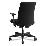 Ignition Series Fabric Low-back Task Chair, Supports Up To 300 Lbs., Black Seat-black Back, Black Base