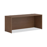 Mod Credenza Shell, 72w X 24d X 29h, Sepia Walnut