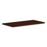 Mod Worksurface, Rectangular, 48w X 24d, Traditional Mahogany