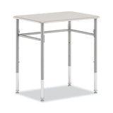 Smartlink Student Desk, Rectangle,  20" X 26" X 23" To 33", White, 2/carton