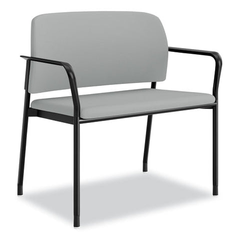 Accommodate Series Bariatric Chair With Arms, 33.5" X 21.5" X 32.5", Flint Seat, Flint Back, Charblack Legs