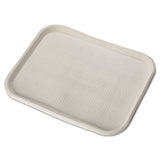 Savaday Molded Fiber Food Trays, 1-compartment, 14 X 18, White, 100-carton