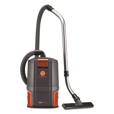 Hushtone Backpack Vacuum Cleaner, 11.7 Lb., Gray-orange