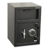 Steel Depository Safe With Combo Lock, 14 X 14.2 X 20, 1.06 Cu Ft, Black