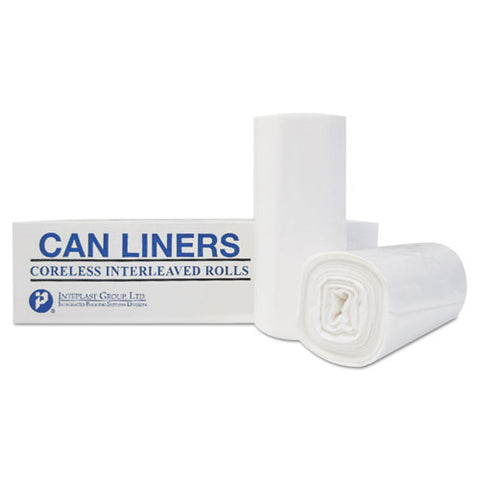 High-density Commercial Can Liners, 7 Gal, 6 Microns, 20" X 22", Clear, 2,000-carton